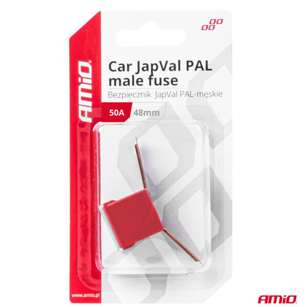 Amio ΑΣΦΑΛΕΙΑ JapVal PAL ΑΡΣΕΝΙΚΗ 48mm 50A ΣΕ ΚΟΚΚΙΝΟ ΧΡΩΜΑ AMIO - 1 Τεμ. - Image 3