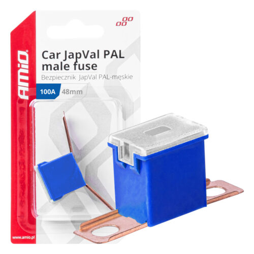 Amio ΑΣΦΑΛΕΙΑ JapVal PAL ΑΡΣΕΝΙΚΗ 48mm 100A ΣΕ ΜΠΛΕ ΧΡΩΜΑ AMIO – 1 Τεμ.