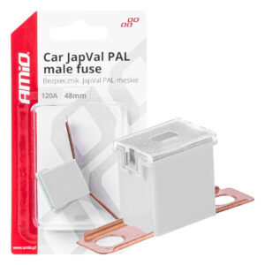 Amio ΑΣΦΑΛΕΙΑ JapVal PAL ΑΡΣΕΝΙΚΗ 48mm 120A ΣΕ ΛΕΥΚΟ ΧΡΩΜΑ AMIO - 1 Τεμ.