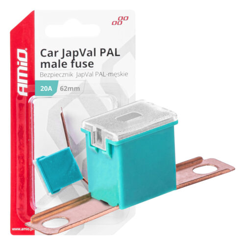 Amio ΑΣΦΑΛΕΙΑ JapVal PAL ΑΡΣΕΝΙΚΗ 62mm 20A ΣΕ ΓΑΛΑΖΙΟ ΧΡΩΜΑ AMIO – 1 Τεμ.