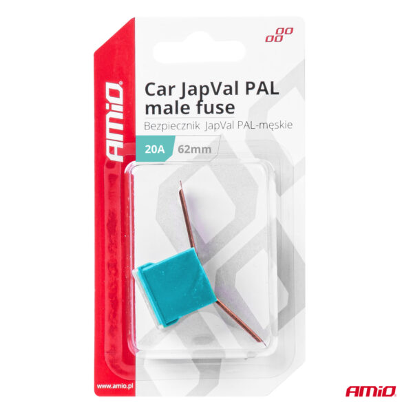 Amio ΑΣΦΑΛΕΙΑ JapVal PAL ΑΡΣΕΝΙΚΗ 62mm 20A ΣΕ ΓΑΛΑΖΙΟ ΧΡΩΜΑ AMIO - 1 Τεμ. - Image 3