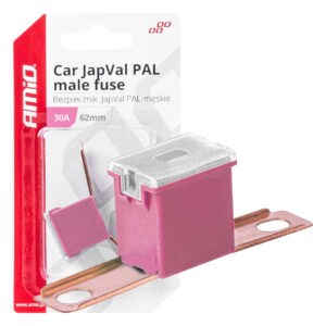 Amio ΑΣΦΑΛΕΙΑ JapVal PAL ΑΡΣΕΝΙΚΗ 62mm 30A ΣΕ ΡΟΖ ΧΡΩΜΑ AMIO - 1 Τεμ.