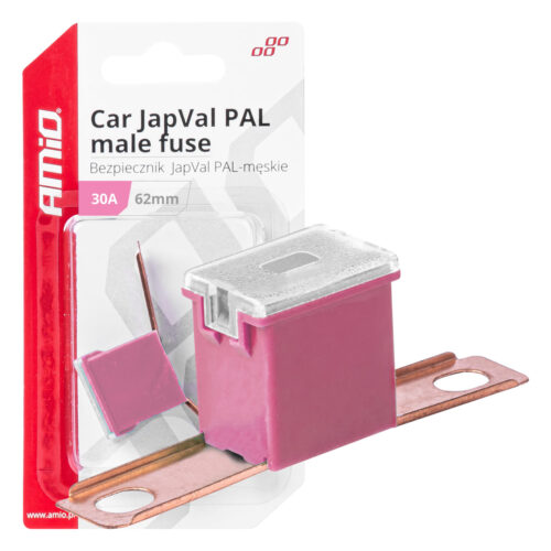 Amio ΑΣΦΑΛΕΙΑ JapVal PAL ΑΡΣΕΝΙΚΗ 62mm 30A ΣΕ ΡΟΖ ΧΡΩΜΑ AMIO – 1 Τεμ.