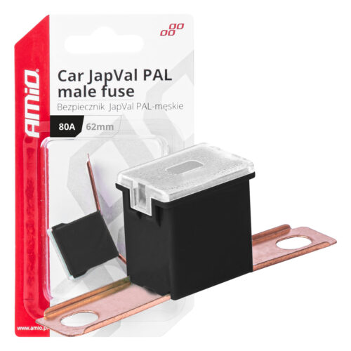 Amio ΑΣΦΑΛΕΙΑ JapVal PAL ΑΡΣΕΝΙΚΗ 62mm 80A ΣΕ ΜΑΥΡΟ ΧΡΩΜΑ AMIO – 1 Τεμ.
