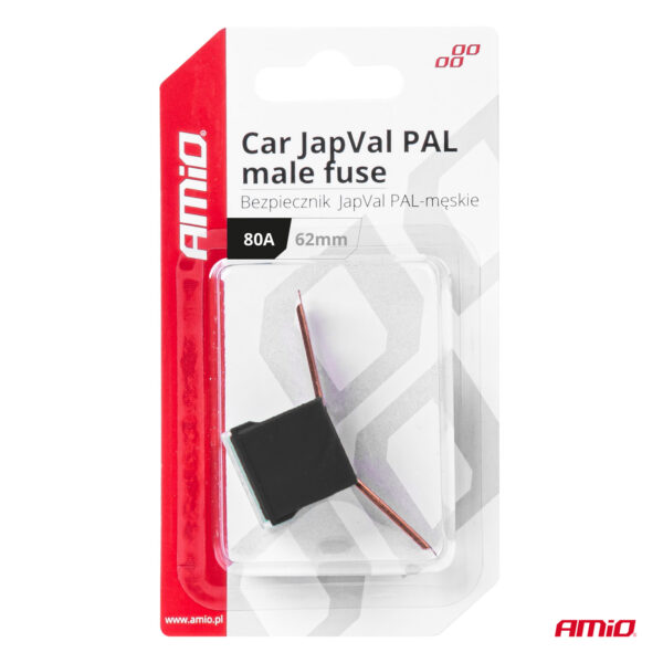 Amio ΑΣΦΑΛΕΙΑ JapVal PAL ΑΡΣΕΝΙΚΗ 62mm 80A ΣΕ ΜΑΥΡΟ ΧΡΩΜΑ AMIO - 1 Τεμ. - Image 3