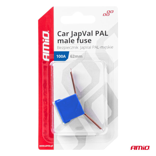Amio ΑΣΦΑΛΕΙΑ JapVal PAL ΑΡΣΕΝΙΚΗ 62mm 100A ΣΕ ΜΠΛΕ ΧΡΩΜΑ AMIO - 1 Τεμ. - Image 3