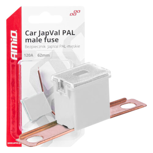 Amio ΑΣΦΑΛΕΙΑ JapVal PAL ΑΡΣΕΝΙΚΗ 62mm 120A ΣΕ ΛΕΥΚΟ ΧΡΩΜΑ AMIO – 1 Τεμ.