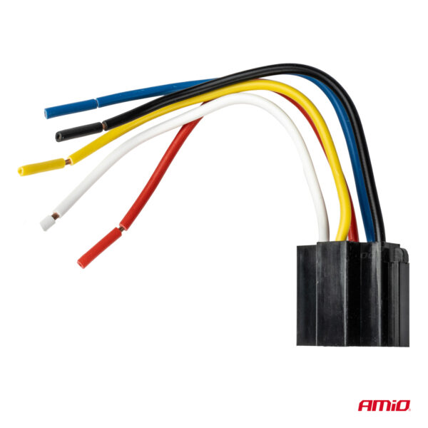 Amio ΡΕΛΕ ΜΕ ΚΑΛΩΔΙΩΣΗ 12V 40A 5 ΕΠΑΦΩΝ ΓΙΑ ΑΥΤΟΜΑΤΑ ΦΩΤΑ ΗΜΕΡΑΣ/ΣΥΝΑΓΕΡΜΟ ΑΥΤΟΚΙΝΗΤΟΥ/ΚΛΕΙΔΑΡΙΑ ΑΝΑΦΛΕΞΗΣ ΑMiO - 1 TEM. - Image 3