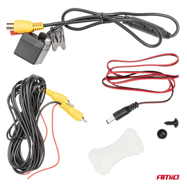 Amio ΚΑΜΕΡΑ ΟΠΙΣΘΟΠΟΡΕΙΑΣ 12V LED ME NYΧΤΕΡΙΝΗ ΛΗΨΗ ΚΑΙ ΤΕΤΡΑΓΩΝΗ ΡΥΘΜΙΣΗ ΚΛΙΣΗΣ HD-315 IR ΑMiO - 1 TEM. - Image 3
