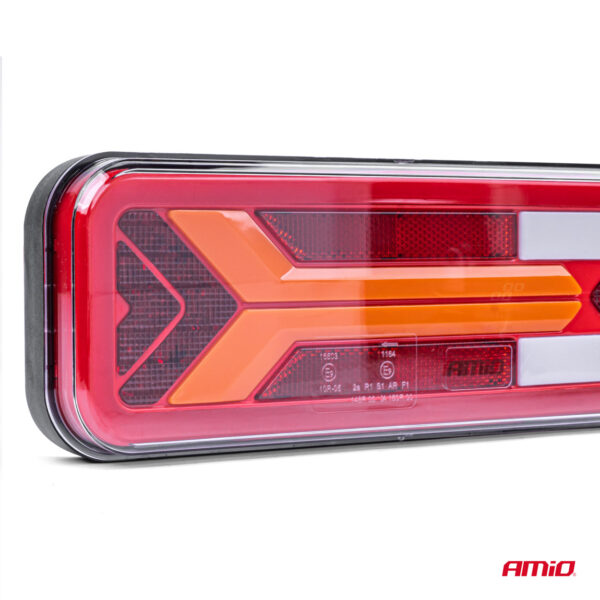 Amio ΦΑΝΑΡΙ ΤΡΕΙΛΕΡ / ΦΟΡΤΗΓΟΥ ΠΙΣΩ 10-30V DYNAMIC LED 5 ΧΡΗΣΕΩΝ ΑΡΙΣΤΕΡΟ 305x140x35 mm RCL-09-L ΑΜΙΟ - 1 ΤΕΜ. - Image 4
