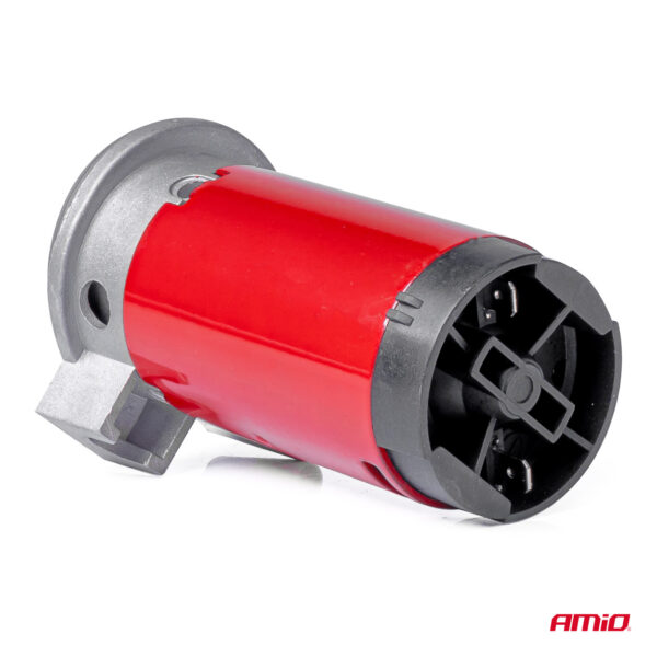 Amio ΚΟΡΝΑ ΠΝΕΥΜΑΤΙΚΗ ΜΟΝΗ 12V (ΜΗΚΟΣ:45 cm ΔΙΑΜΕΤΡΟΣ ΕΞΟΔΟΥ: 9cm) ΧΡΩΜΙΟΥ AMIO - 1 Τεμ. - Image 4