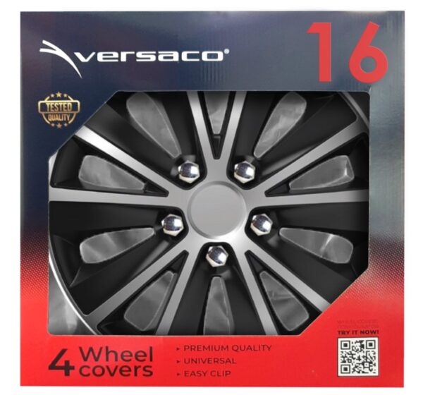Amio ΤΑΣΙΑ 16"  RAPIDE NC SILVER BLACK- ΣΕΤ 4 ΤΕΜ. ΣΕ ΚΟΥΤΙ - Image 2
