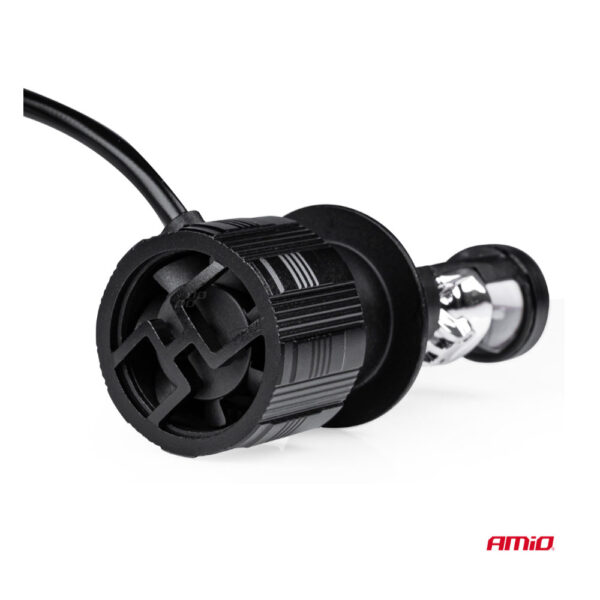 Amio ΛΑΜΠΕΣ H7 PL-LENS SERIES 9>36V 60W 5.000K 3.800lm LED 2x4575 SMD CAN-BUS ΜΕ ΠΡΟΤΖΕΚΤΟΡΑ AMIO - 2 Τεμ. - Image 4