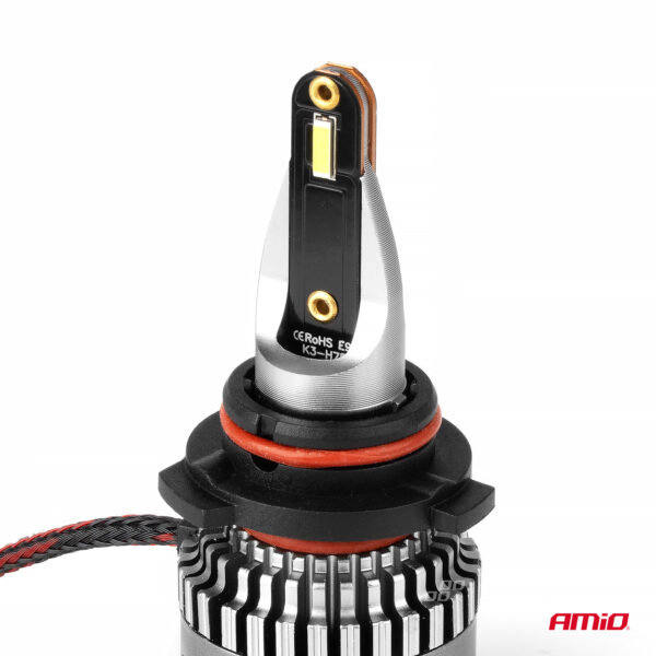 Amio ΛΑΜΠΕΣ HB4 9006 9-16V 6.000K 5.400lm 60W K3 SERIES LED CAN-BUS ΜΕ ΨΥΚΤΡΑ AMIO - 2 ΤΕΜ. - Image 3