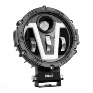 Amio ΠΡΟΒΟΛΕΑΣ ΕΡΓΑΣΙΑΣ ΣΤΡΟΓΓΥΛΟΣ V-LIGHT 5.500lm 9>36V 60W 6.000K Φ198x172x60mm 4 ΧΡΗΣΕΩΝ ΑΜΙΟ - 1 ΤΕΜ.