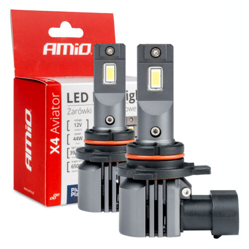 Amio ΛΑΜΠΕΣ LED HIR2 12V 44W 6.500K 3.936lm X4 SERIES AVIATOR PLUG & PLAY ΑΜΙΟ – 2 ΤΕΜ.