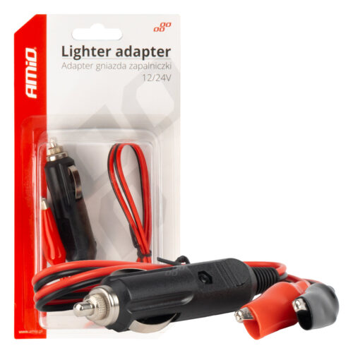 Amio ΦΙΣ ΑΝΑΠΤΗΡΑ ΜΕ ΚΡΟΚΟΔΕΙΛΑΚΙΑ 12/24V 60cm ΑΜΙΟ – 1 ΤΕΜ.