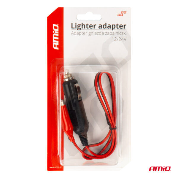 Amio ΦΙΣ ΑΝΑΠΤΗΡΑ ΜΕ ΚΡΟΚΟΔΕΙΛΑΚΙΑ 12/24V 60cm ΑΜΙΟ - 1 ΤΕΜ. - Image 3