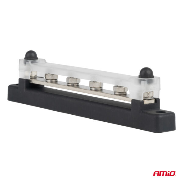 Amio ΜΠΑΡΑ ΚΑΛΩΔΙΩΝ / ΤΕΡΜΑΤΙΚΟ 4 ΘΕΣΕΩΝ M6 max 48V  AMIO - 1 Τεμ. - Image 2