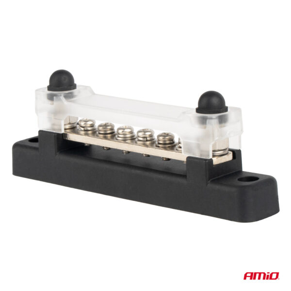 Amio ΜΠΑΡΑ ΚΑΛΩΔΙΩΝ / ΤΕΡΜΑΤΙΚΟ 6 ΘΕΣΕΩΝ M6 max 48V  AMIO - 1 Τεμ. - Image 2