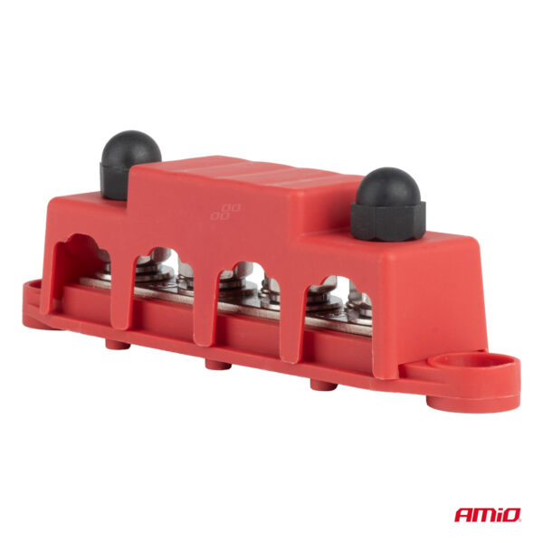 Amio ΜΠΑΡΑ ΚΑΛΩΔΙΩΝ / ΤΕΡΜΑΤΙΚΟ 4 ΘΕΣΕΩΝ max 48V  AMIO - 1 Τεμ. - Image 2
