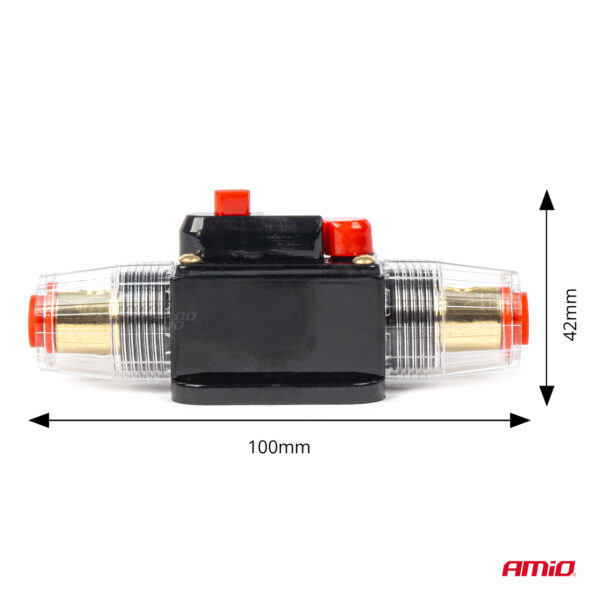 Amio ΔΙΑΚΟΠΤΗΣ ΑΣΦΑΛΕΙΑΣ ΚΥΚΛΩΜΑΤΟΣ 12/24/36/48V 60A AMIO - 1 Τεμ. - Image 3