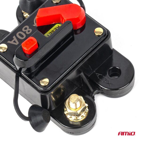 Amio ΔΙΑΚΟΠΤΗΣ ΑΣΦΑΛΕΙΑΣ ΚΥΚΛΩΜΑΤΟΣ 12/24/36/48V 80A AMIO - 1 Τεμ. - Image 3