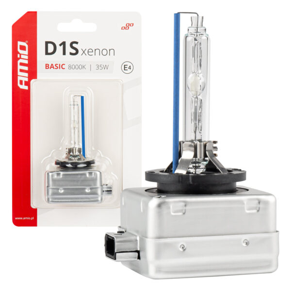 Amio ΑΝΤΑΛΛΑΚΤΙΚΗ ΛΑΜΠΑ ΧΕΝΟΝ BASIC D1S 12V 8.000k 35W BLISTER CARD AMIO - 1 ΤΕΜ.