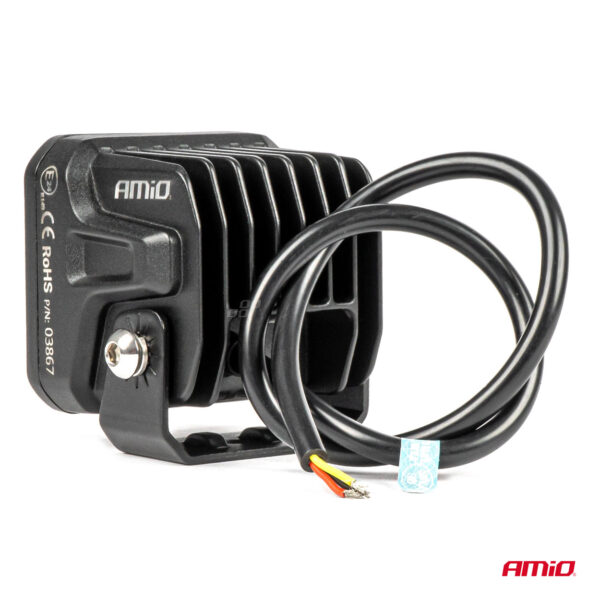 Amio ΠΡΟΒΟΛΕΑΣ ΟΔΗΓΗΣΗΣ LED PRO IP67 10-30V 18W ΤΕΤΡΑΓΩΝΟΣ 82x78x76mm ΑΜΙΟ - 1 ΤΕΜ. - Image 2