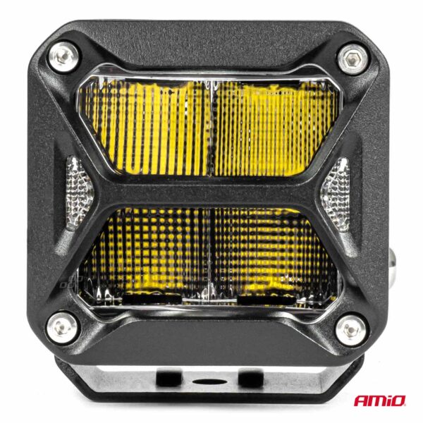Amio ΠΡΟΒΟΛΕΑΣ ΟΔΗΓΗΣΗΣ LED PRO IP67 10-30V 18W ΤΕΤΡΑΓΩΝΟΣ 82x78x76mm ΑΜΙΟ - 1 ΤΕΜ. - Image 3
