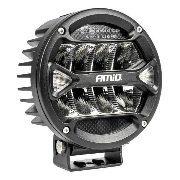 Amio ΠΡΟΒΟΛΕΑΣ ΟΔΗΓΗΣΗΣ ΣΤΡΟΓΓΥΛΟΣ IP67 3600lm 10-30V - 41W - 6000K - 9 LED - 146x146x82mm  ΑΜΙΟ - 1 ΤΕΜ.