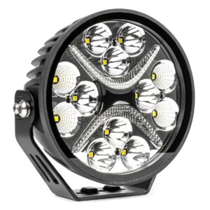 Amio ΠΡΟΒΟΛΕΑΣ ΟΔΗΓΗΣΗΣ ΣΤΡΟΓΓΥΛΟΣ LED PRO IP67 7200lm 10-30V - 54W - 6000K - 12 LED - 140x140x61mm ΑΜΙΟ - 1 ΤΕΜ.