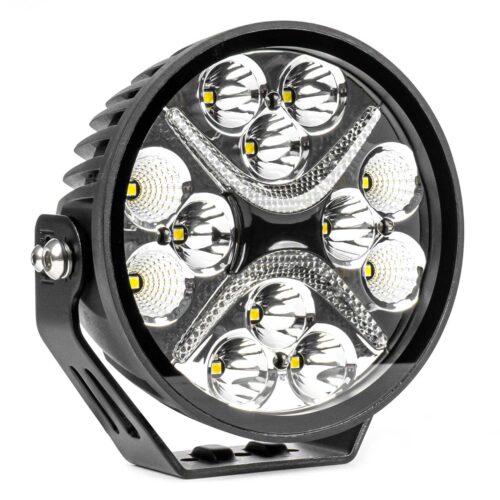 Amio ΠΡΟΒΟΛΕΑΣ ΟΔΗΓΗΣΗΣ ΣΤΡΟΓΓΥΛΟΣ LED PRO IP67 7200lm 10-30V – 54W – 6000K – 12 LED – 140x140x61mm ΑΜΙΟ – 1 ΤΕΜ.