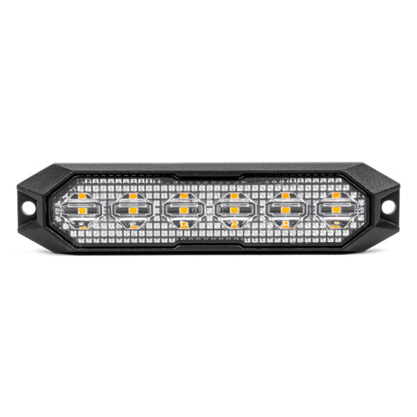 Amio ΣΤΡΟΜΠΟ 12/24V 6xSMD LED 18W (6x3W) R65 R10 IP68 IP6K9K 122x30mm ΑΜΙΟ - 1 ΤΕΜ.