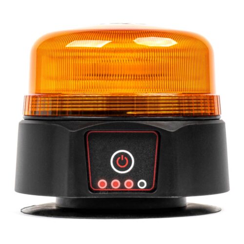 Amio ΦΑΡΟΣ 12/24V ΠΟΡΤΟΚΑΛΙ 36xSMD LED ΜΑΓΝΗΤΙΚΟΣ ΕΠΑΝΑΦΟΡΤΙΖΟΜΕΝΟΣ ΑΣΥΡΜΑΤΟΣ R65 R10 IP66 123x110mm ΑΜΙΟ – 1 ΤΕΜ.