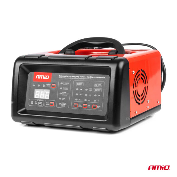 Amio ΕΚΚΙΝΗΤΗΣ/ΦΟΡΤΙΣΤΗΣ ΜΠΑΤΑΡΙΑΣ 6/12V (100Α START ENGINE) AMIO - 1 ΤΕΜ. - Image 2