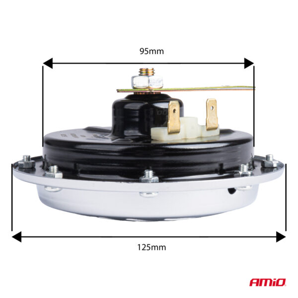Amio ΚΟΡΝΑ ΑΥΤΟΚΙΝΗΤΟΥ/ΤΡΑΚΤΕΡ 12V 110db  ΑΜΙΟ - 1 ΤΕΜ. - Image 2