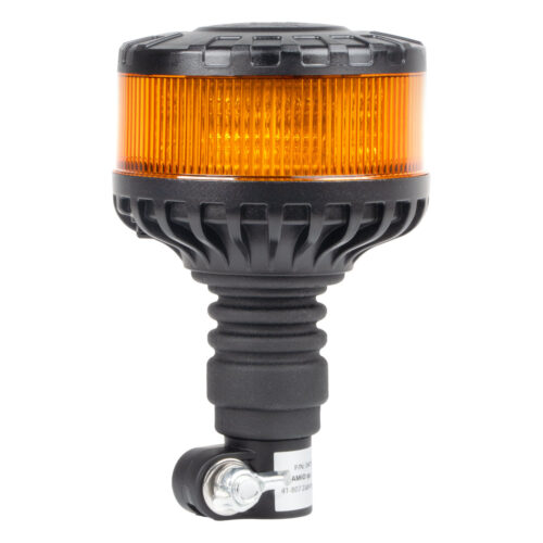 Amio ΦΑΡΟΣ HEAVY DUTY W28P 12/24V 16LED ΕΛΑΣΤΙΚΟΣ ΒΙΔΩΤΟΣ ΠΟΡΤΟΚΑΛΙ Υ169mm Φ110mm AMIO – 1 τεμ.