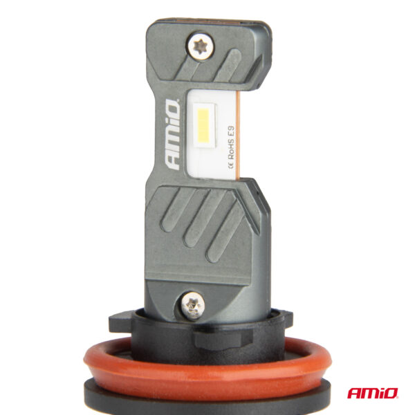 Amio ΛΑΜΠΕΣ LED H8/H9/H11/H16 12V 60W 6.000K 5.600lm +400% LED CAN-BUS HYBRID SERIES AMIO - 2 ΤΕΜ. - Image 2