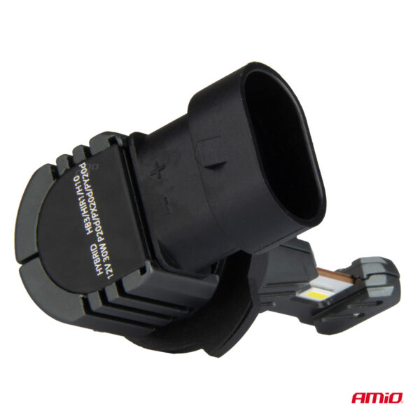 Amio ΛΑΜΠΕΣ LED HΒ3 9005 / HIR1 / H10 12V 60W 6.000K 5.600lm +400% LED CAN-BUS HYBRID SERIES AMIO - 2 ΤΕΜ. - Image 3