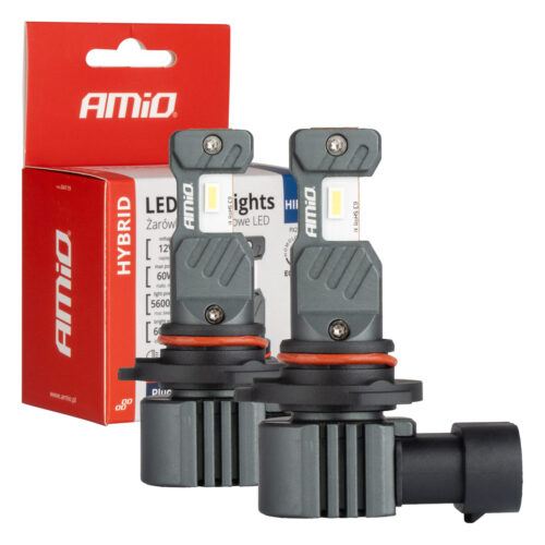 Amio ΛΑΜΠΕΣ LED HIR2 12V 60W 6.000K 5.600lm +400% LED CAN-BUS HYBRID SERIES AMIO – 2 ΤΕΜ.