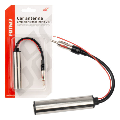 Amio ΕΝΙΣΧΥΤΗΣ ΣΗΜΑΤΟΣ ΚΕΡΑΙΑΣ DIN 12V/24V – AM/FM  AMIO – 1 τεμ.
