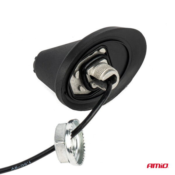 Amio ΚΕΡΑΙΑ ΟΡΟΦΗΣ ANT09 23.4 cm ΜΕ ΚΑΛΩΔΙΟ 20cm ΚΑΙ ΦΙΣΑ RAKU-2 UNIVERSAL ΜΑΥΡΗ ΑΜΙΟ - 1 ΤΕΜ. - Image 3