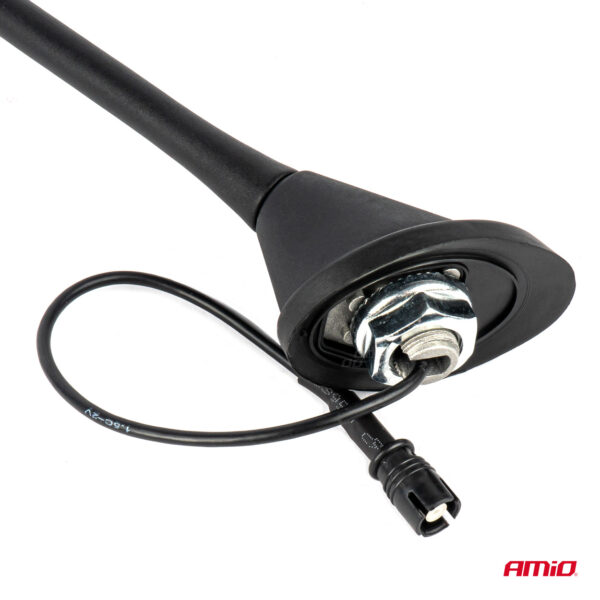 Amio ΚΕΡΑΙΑ ΟΡΟΦΗΣ ANT10 25.4 cm ΜΕ ΚΑΛΩΔΙΟ 20cm ΚΑΙ ΦΙΣΑ RAKU-2 UNIVERSAL ΜΑΥΡΗ ΑΜΙΟ - 1 ΤΕΜ. - Image 2