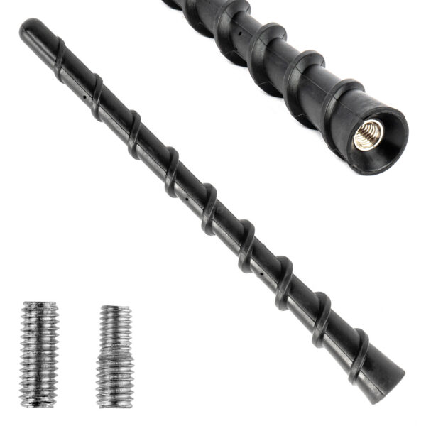 Amio ΚΕΡΑΙΑ ΟΡΟΦΗΣ ANTM10 18cm ΜΕ 2 ΑΝΤΑΠΤΟΡΕΣ 5-6mm ΜΑΥΡΗ ΑΜΙΟ - 1 ΤΕΜ.