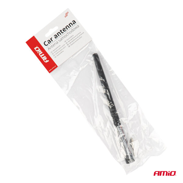 Amio ΚΕΡΑΙΑ ΟΡΟΦΗΣ ANTM11 20cm ΜΕ 2 ΑΝΤΑΠΤΟΡΕΣ 5-6mm ΜΑΥΡΗ ΑΜΙΟ - 1 ΤΕΜ. - Image 3
