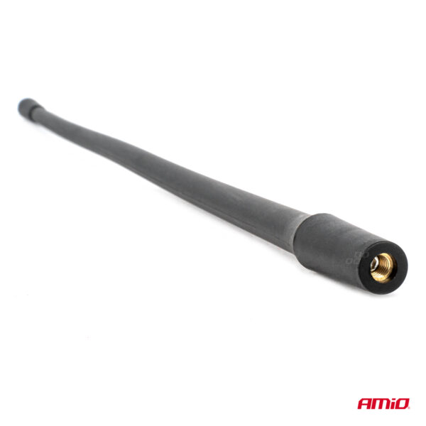 Amio ΚΕΡΑΙΑ ΟΡΟΦΗΣ ANTM12 33cm ΜΕ 2 ΑΝΤΑΠΤΟΡΕΣ 5-6mm ΜΑΥΡΗ ΑΜΙΟ - 1 ΤΕΜ. - Image 2