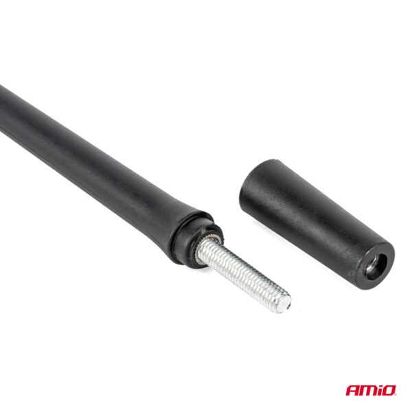 Amio ΚΕΡΑΙΑ ΟΡΟΦΗΣ ANTM12 33cm ΜΕ 2 ΑΝΤΑΠΤΟΡΕΣ 5-6mm ΜΑΥΡΗ ΑΜΙΟ - 1 ΤΕΜ. - Image 3
