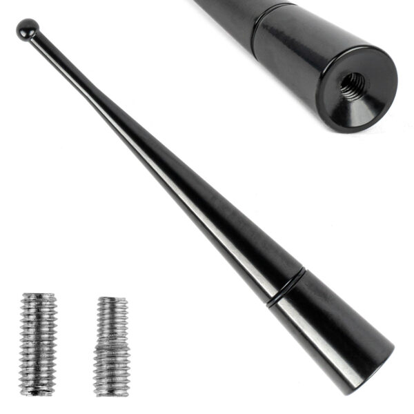 Amio ΚΕΡΑΙΑ ΟΡΟΦΗΣ ANTM13 10cm ΜΕ 2 ΑΝΤΑΠΤΟΡΕΣ 5-6mm ΜΑΥΡΗ ΑΜΙΟ - 1 ΤΕΜ.