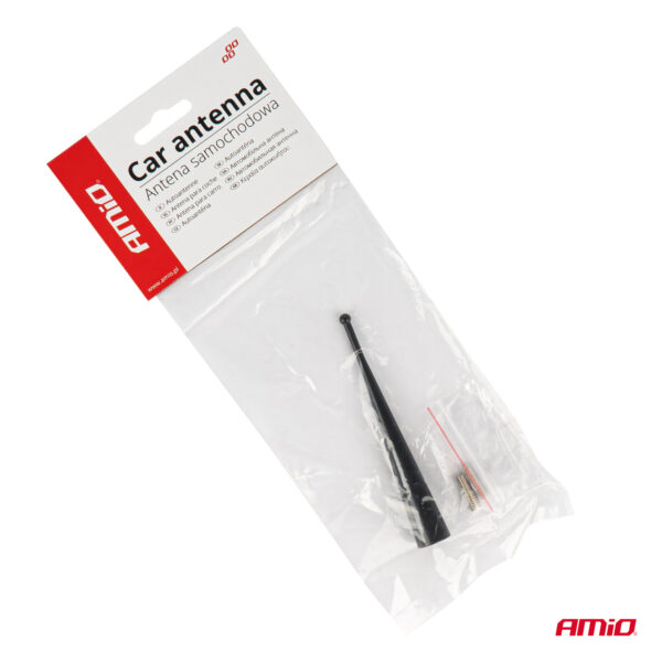 Amio ΚΕΡΑΙΑ ΟΡΟΦΗΣ ANTM13 10cm ΜΕ 2 ΑΝΤΑΠΤΟΡΕΣ 5-6mm ΜΑΥΡΗ ΑΜΙΟ - 1 ΤΕΜ. - Image 3